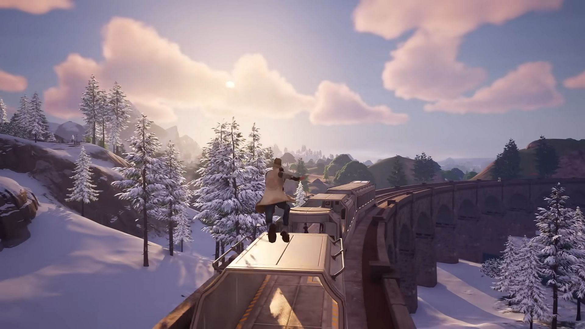 The train could return in the next season&#039;s update (Image via Epic Games)