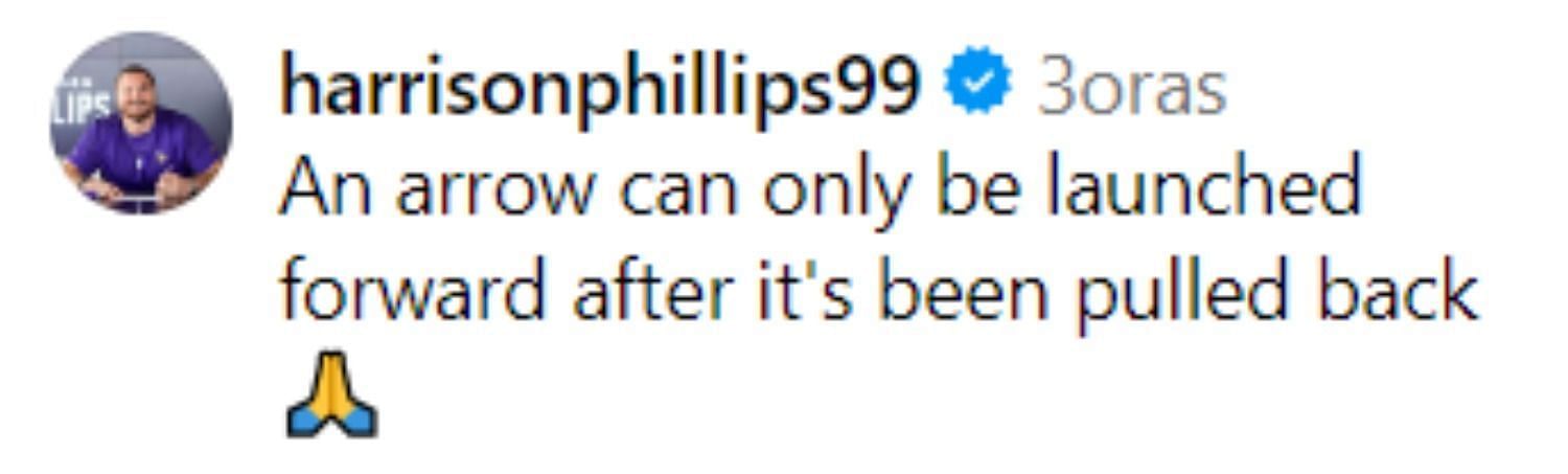 Harrison Phillips reacts to JJ McCarthy's season-ending knee injury