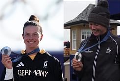 WATCH: Esther Henseleit shows off her Olympics silver medal at the AIG Women's Open