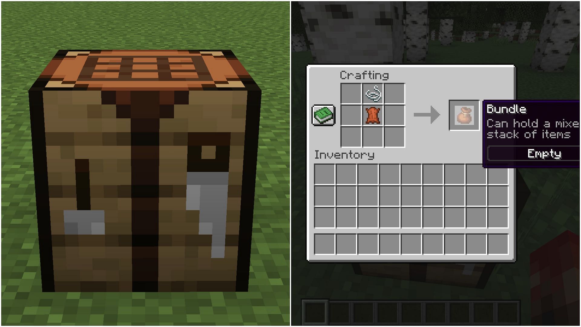 Repeated crafting has become a lot easier in latest Minecraft snapshot (Image via Mojang Studios)