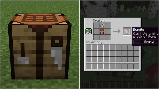 New Minecraft snapshot adds fast crafting feature for crafting table