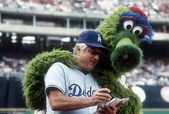 "He went a little too far" - When ex-Dodgers manager Tommy Lasorda expressed his annoyance with Phillie Phanatic following on-field brawl
