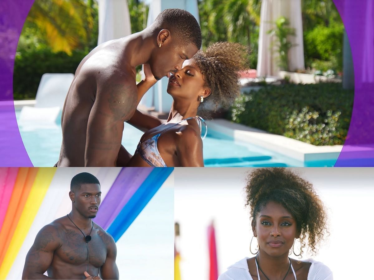 Stills from Too Hot To Handle season 6: Demari and Bri (Images via Netflix)