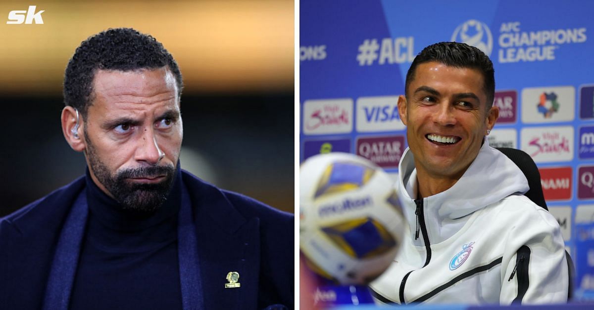 Rio Ferdinand (left) and Cristiano Ronaldo