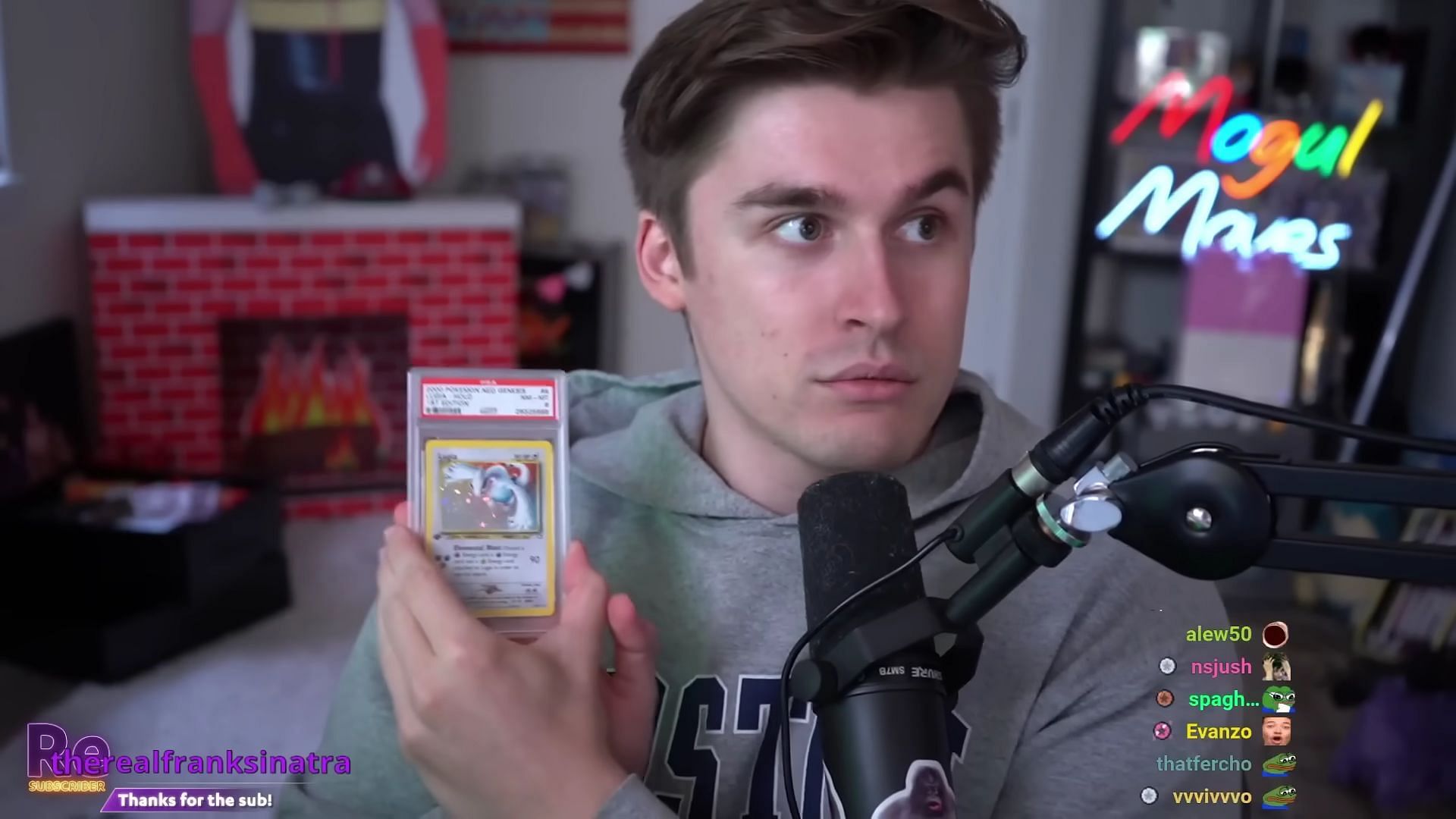 Ludwig opening Pok&eacute;mon cards on stream has over a million views on YouTube (Image via Ludwig/YouTube)