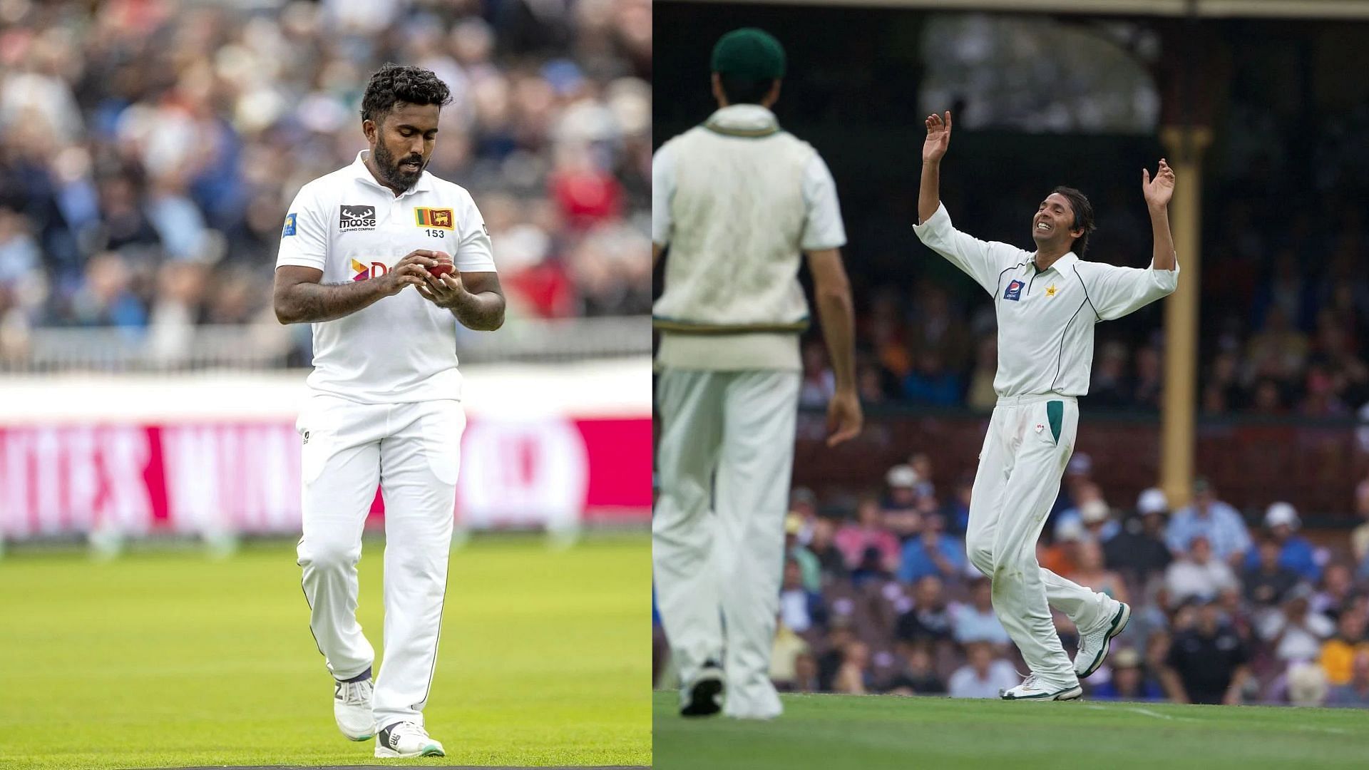 Asitha Fernando has drawn comparisons to Mohammad Asif with his brilliant performance (Image Credits: Both from Getty)