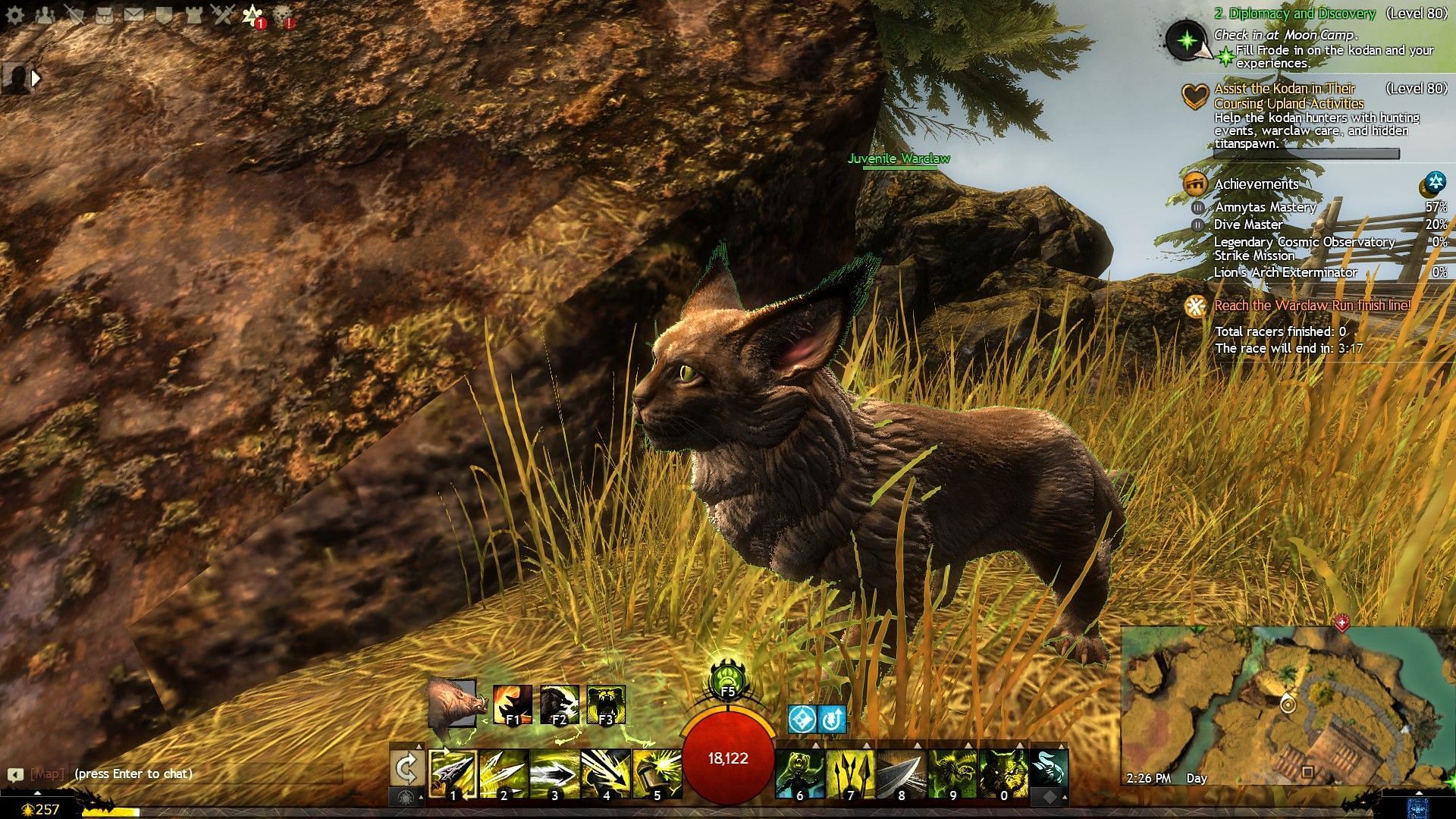 Juvenile Warclaw in Janthir Wilds (Image via Arena Net) 