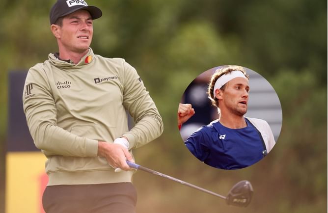Viktor Hovland's Olympic roommate is jealous of the golfer, expresses wish to trade tennis for golf