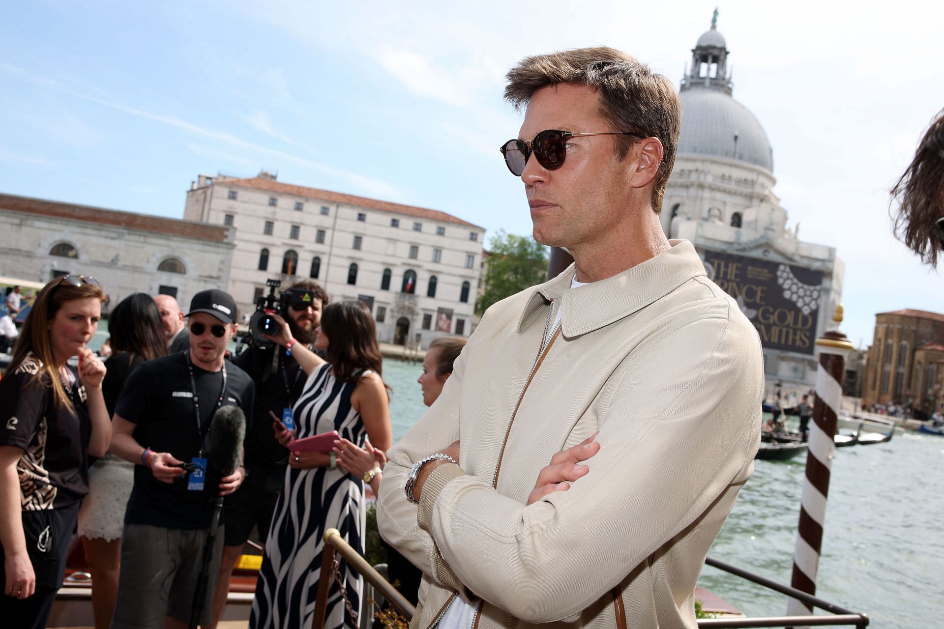 Tom Brady at E1 Venice GP 2024 - Source: Getty