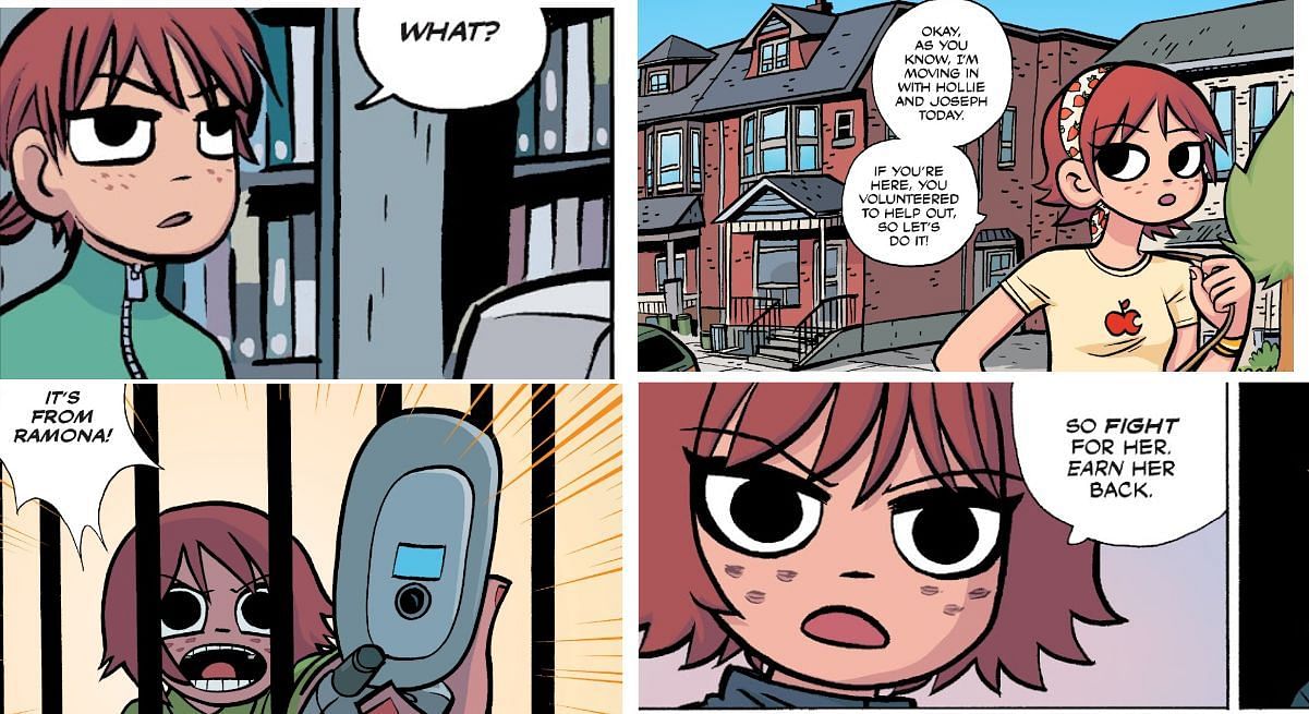 Kim&rsquo;s story in the comics (Image via Oni Press)