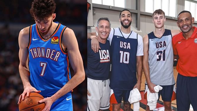 "It's impressive": OKC's Chet Holmgren predicts a bright future for Cooper Flagg after his run with Team USA