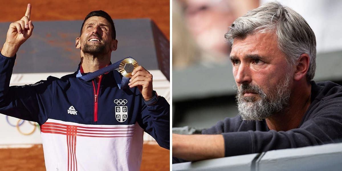 Novak Djokovic (L) &amp; Goran Ivanisevic (R) (Image source: GETTY)