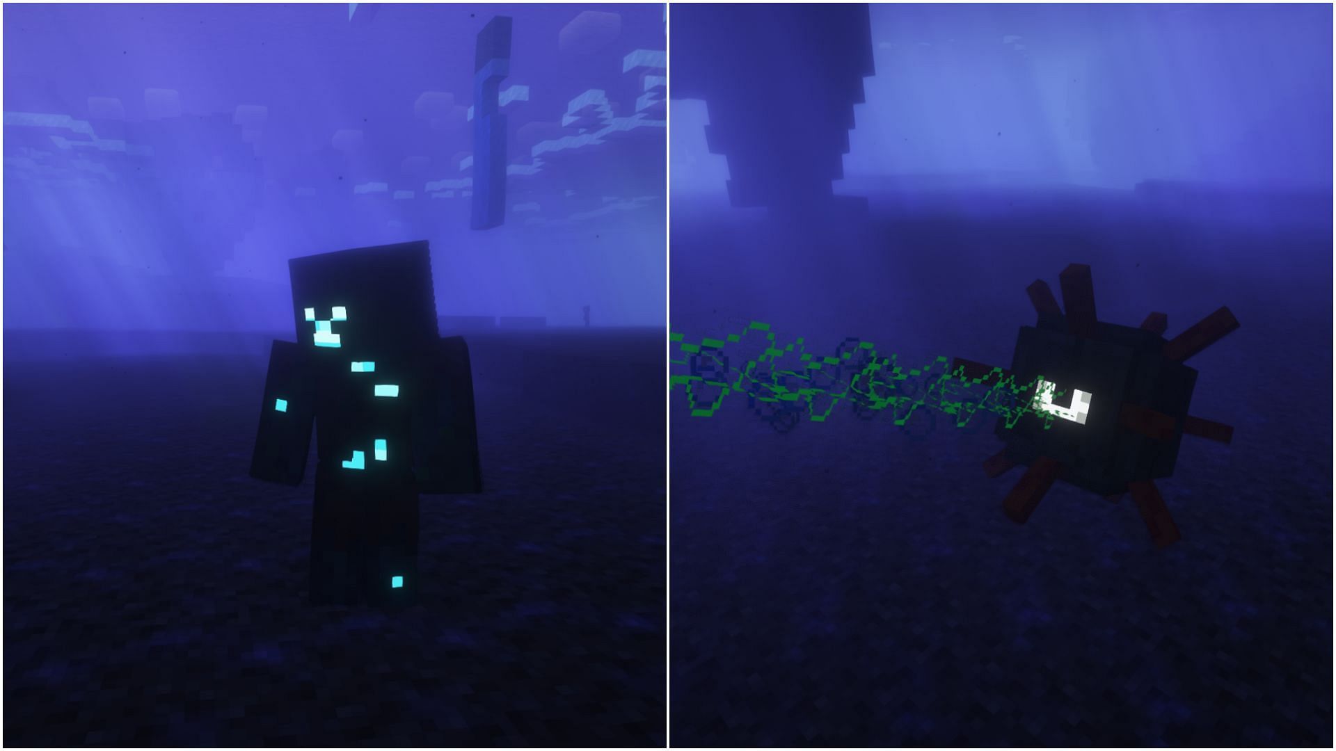 The same-old hostile underwater creatures feel dated in Minecraft (Image via Mojang Studios)