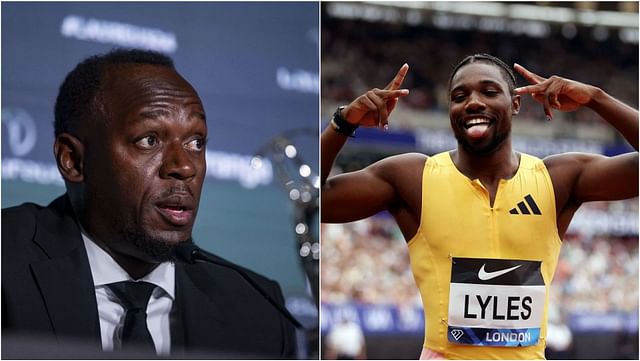 Usain Bolt and Noah Lyles