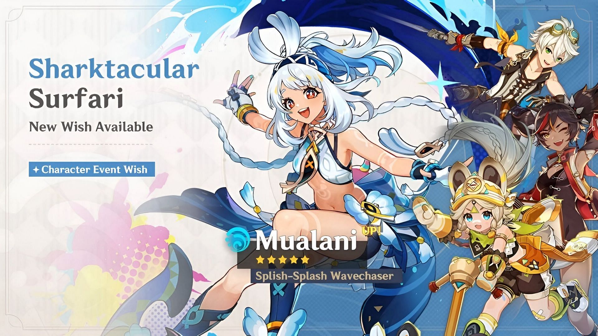 Mualani will be the featured new 5-star unit in phase one of version 5.0 (Image via HoYoverse)