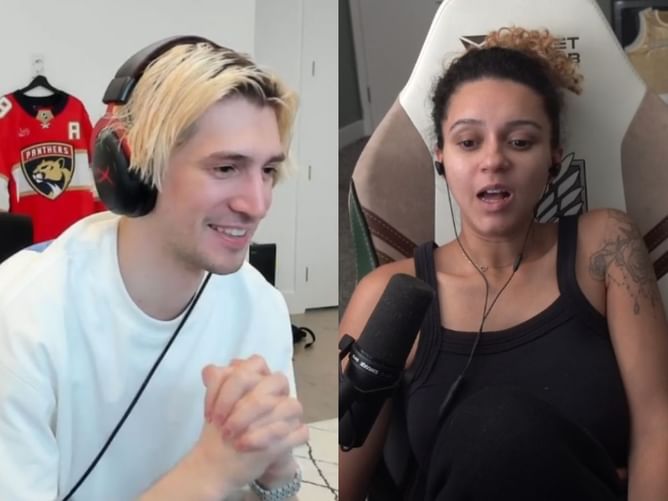 "I used to pray for times like these"—xQc comments on Tyler1's girlfriend Macaiyla getting "canceled" over recent controversy