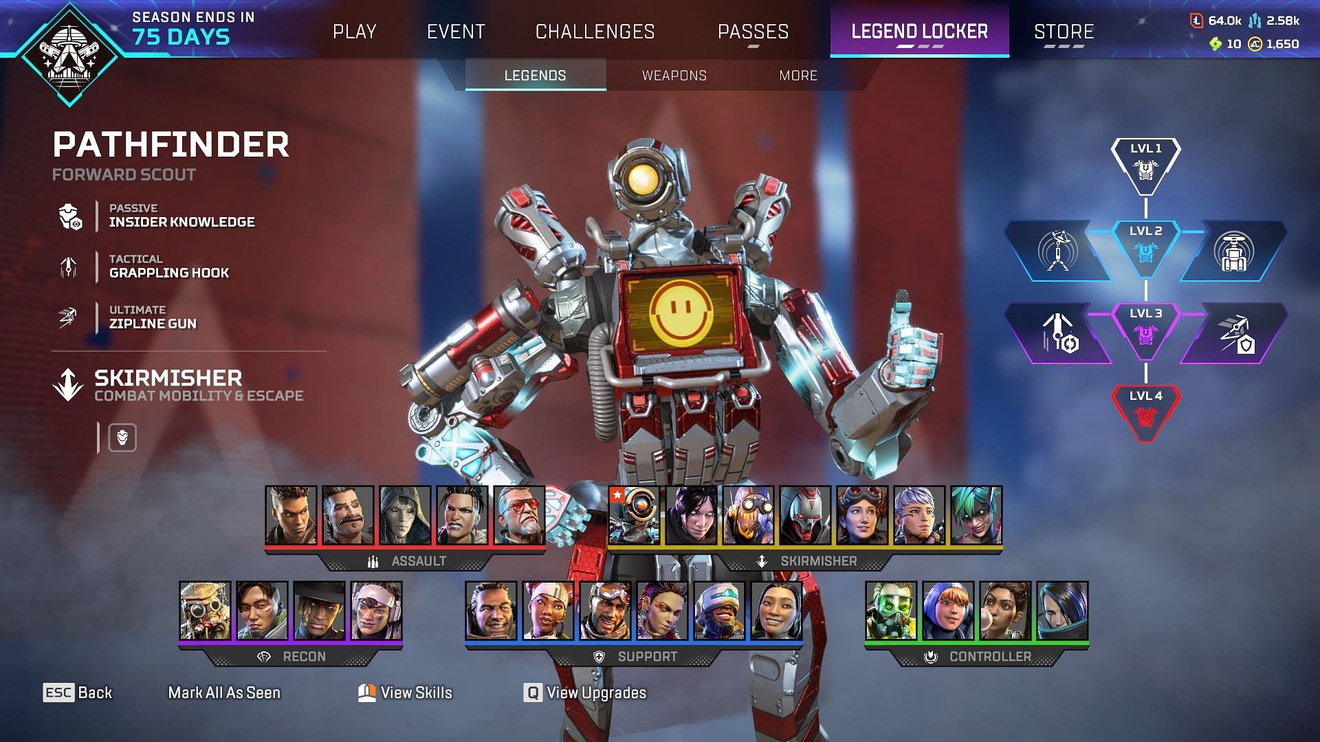 Pathfinder is the best Legend for Broken Moon in Apex Legends (Image via EA)