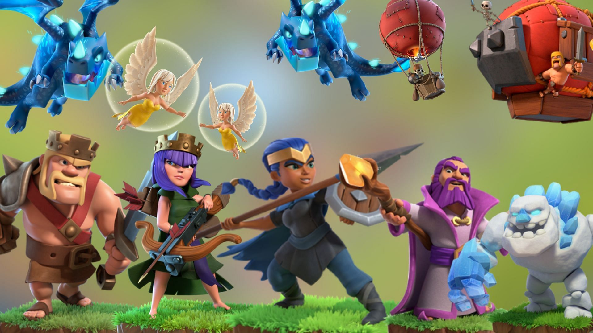 Town Hall 13 Queen Charge Electro DragLoon (Image via SuperCell)