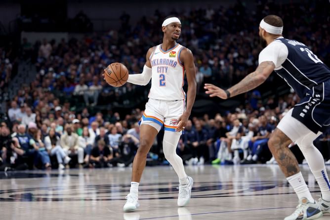 “Draw foul must be 99”- NBA Twitter disapproves of Team Canada star Shai Gilgeous-Alexander’s 97 2K25 rating
