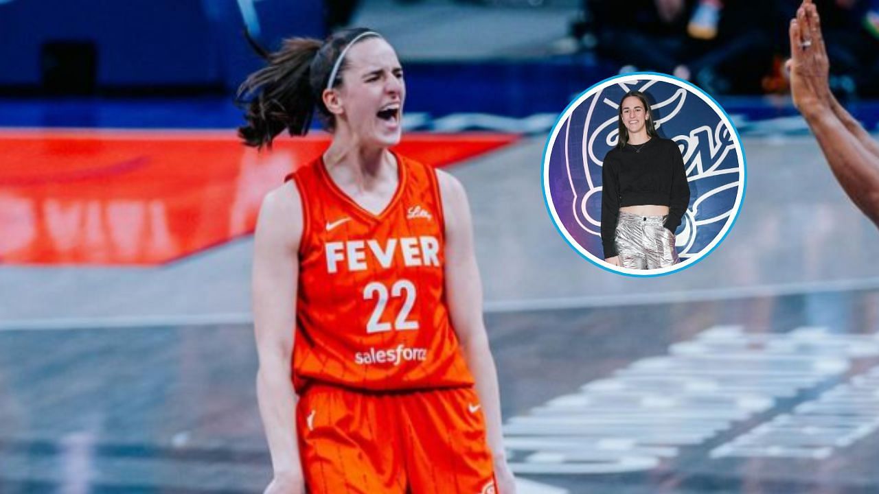 Caitlin Clark captures the attention of the fans with her metallic grey pants (Image creidts: @caitlinclark22, @indianafever/Instagram)