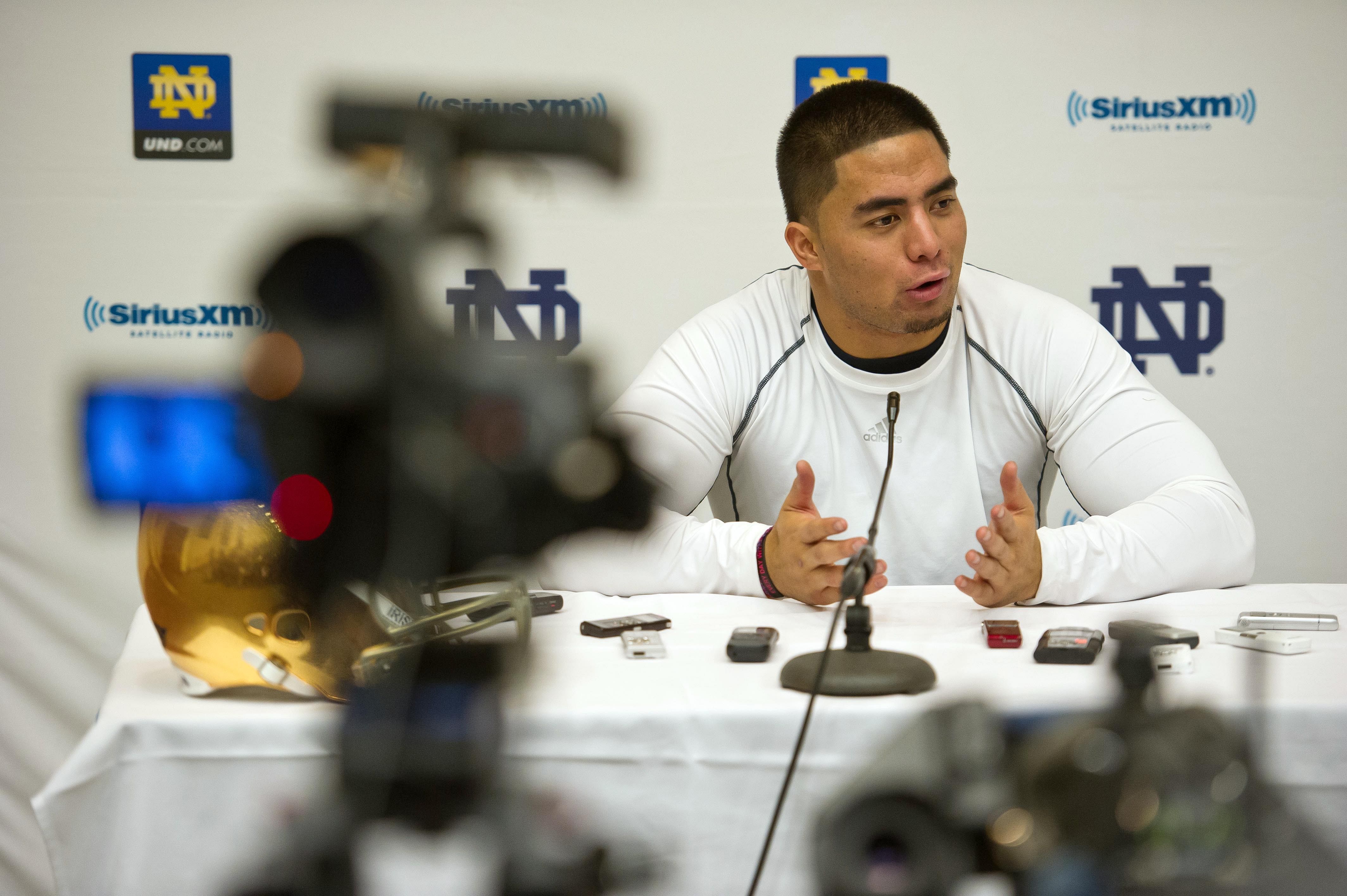 Former Notre Dame linebacker Manti Te&#039;o (Source: Imagn)