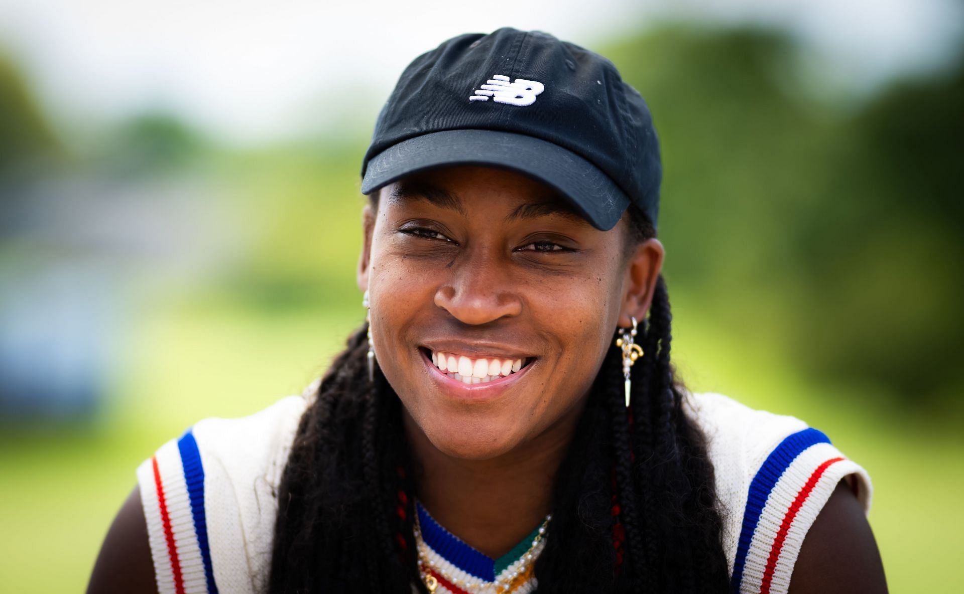 Coco Gauff during the 2024 Cincinnati Open in Mason, Ohio (Photo by Getty Images)