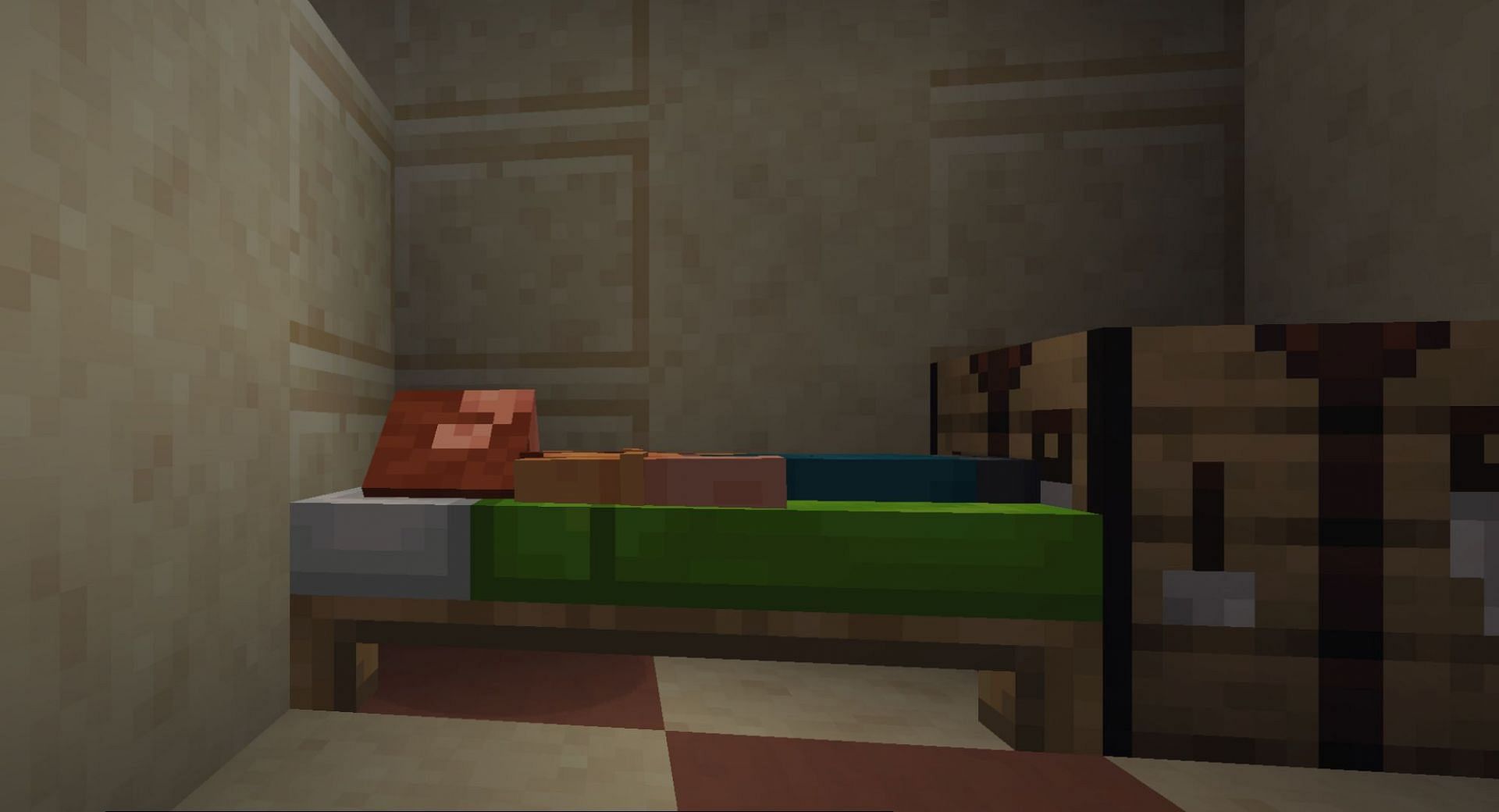 Players can sleep during the day to replenish their health (Image via Minecraft Wiki)