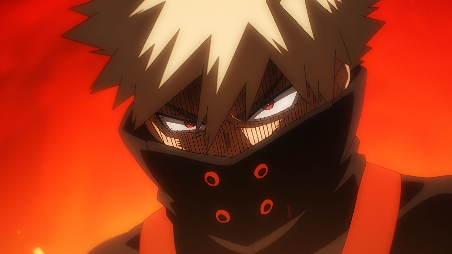 Katsuki Bakugo as seen in the anime (Image via BONES)