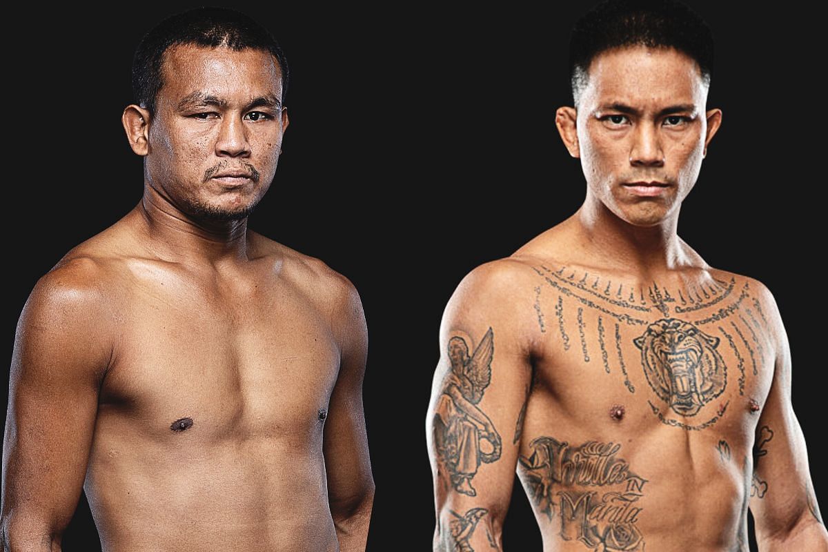 Seksan (left) River Daz (right). [Photos via: ONE Championship]