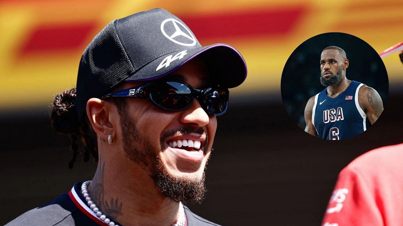 Lewis Hamilton and LeBron James (Both Images via Getty)