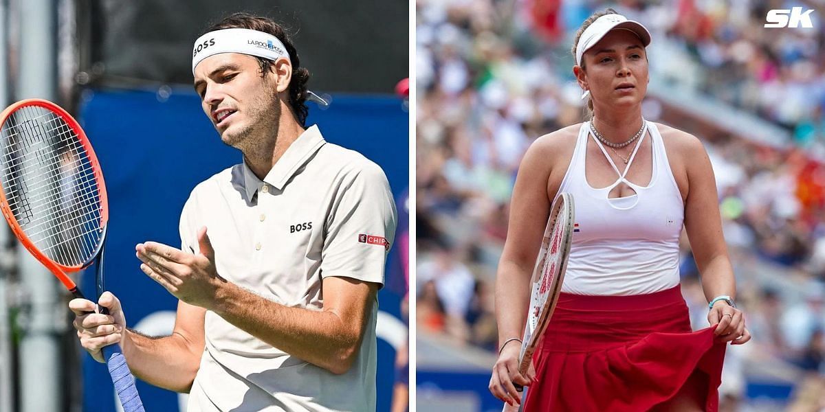 Taylor Fritz and Donna Vekic (Source: Getty)