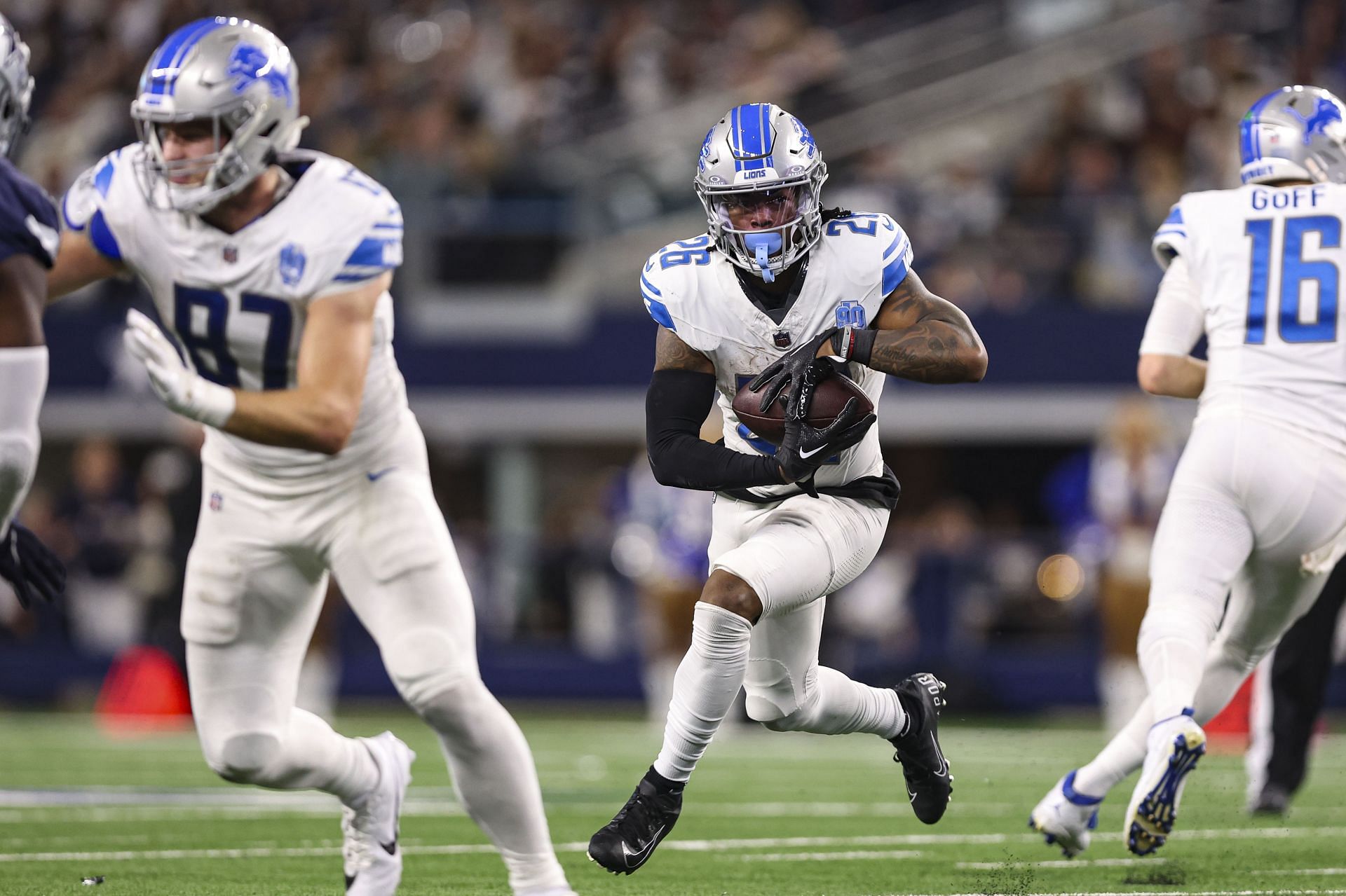 Jahmyr Gibbs at Detroit Lions vs. Dallas Cowboys - Source: Getty