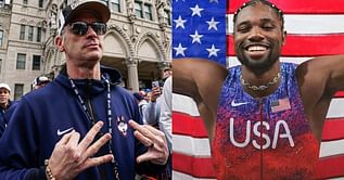 UConn HC Dan Hurley has perfect reaction to 'Fastest Man on Planet' Noah Lyles' historic gold at Paris Olympics