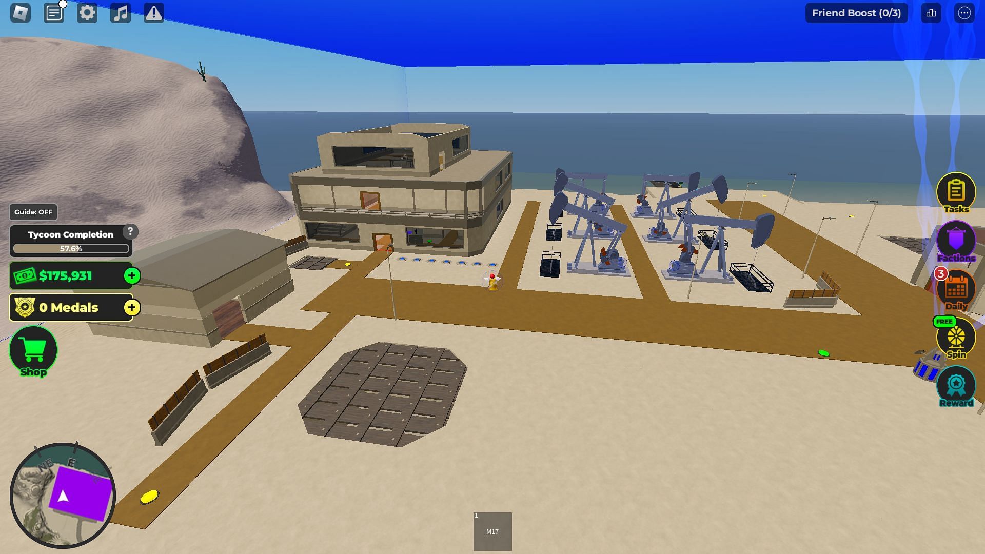 War Tycoon gameplay (Image via Roblox)