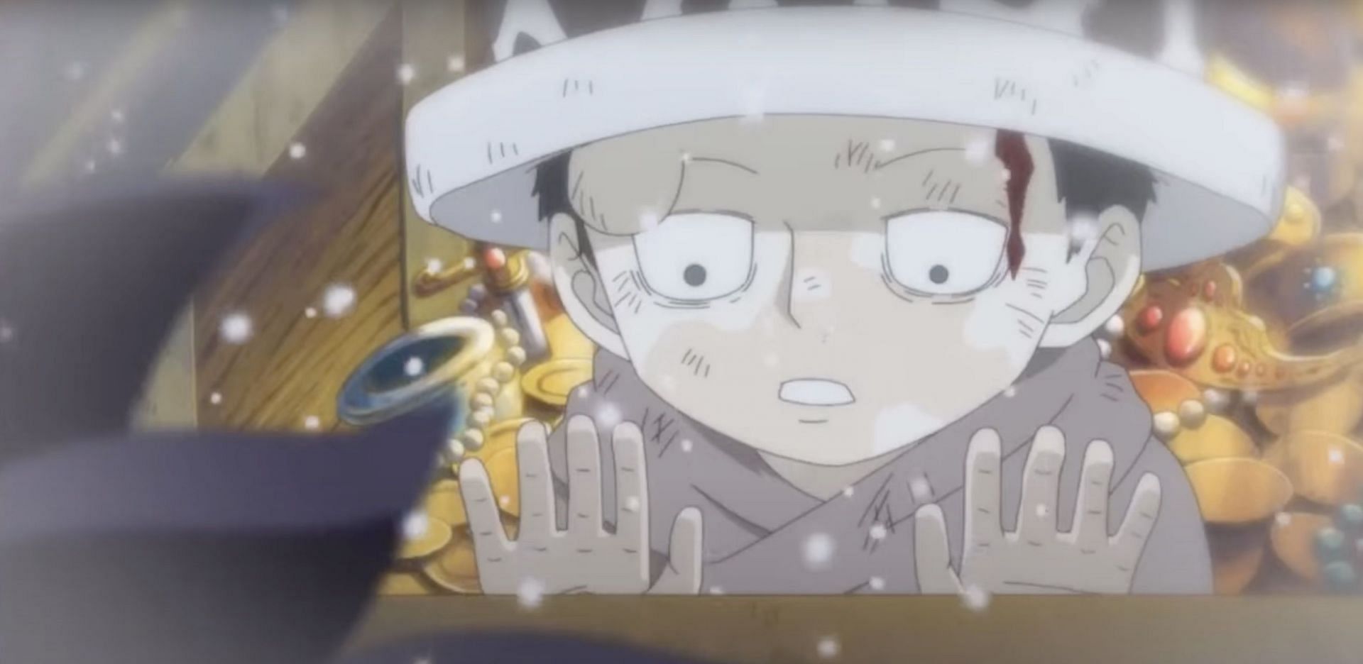 Young Trafalgar D. Law as seen in anime (Image via Toei Animation)