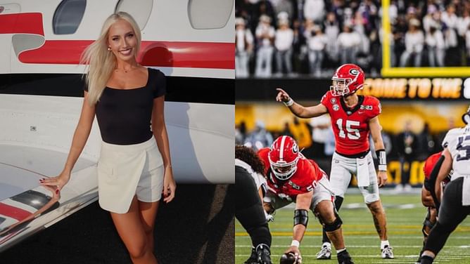 Georgia QB Carson Beck’s cheerleader sister Kylie hypes him ahead of the 2024 CFB season: “Go time”