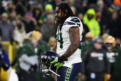 Marshawn Lynch during Divisional Round - Seattle Seahawks v Green Bay Packers - Source: Getty