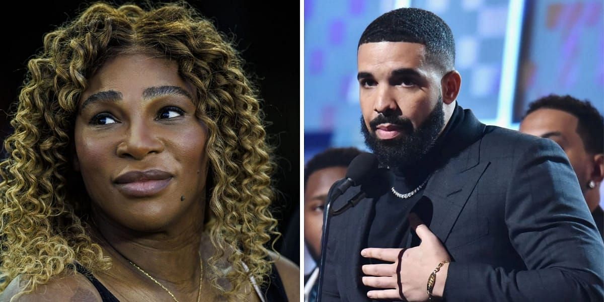 Serena Williams (L) &amp; Drake (R) (Image source: GETTY)