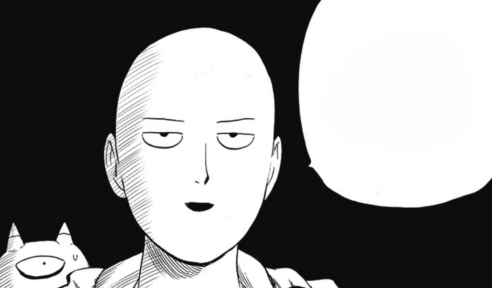 Saitama as seen in the One Punch Man manga (Image via Shueisha)