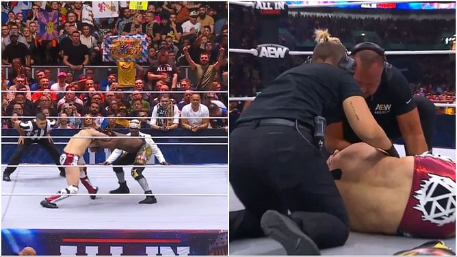 Backstage news on concerning spot during AEW All In main event involving Bryan Danielson - Reports