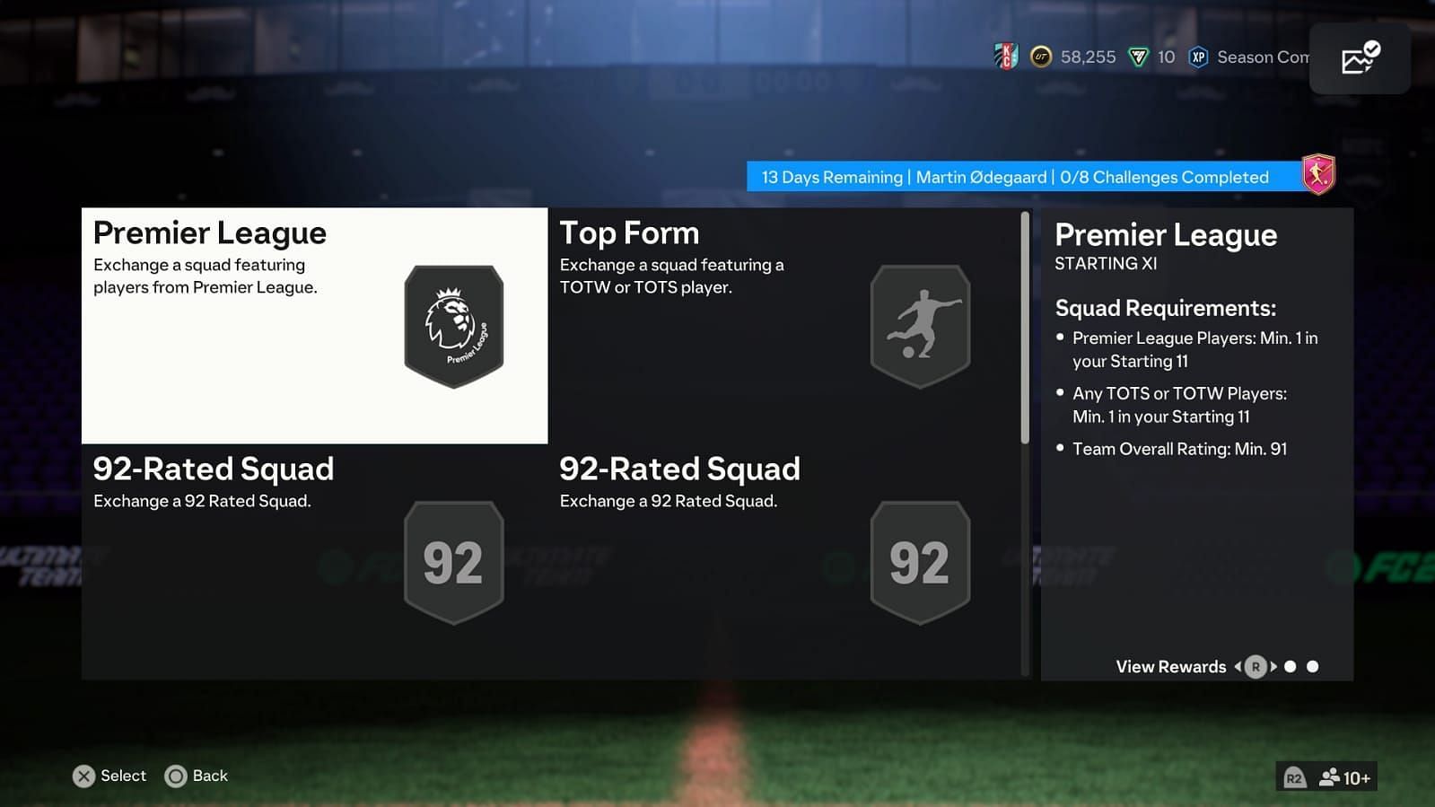 These are the requirements (Image via EA Sports)