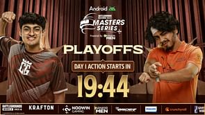 BGMI Masters Series (BGMS) Season 3 Playoffs Day 1: Overall standings and highlights