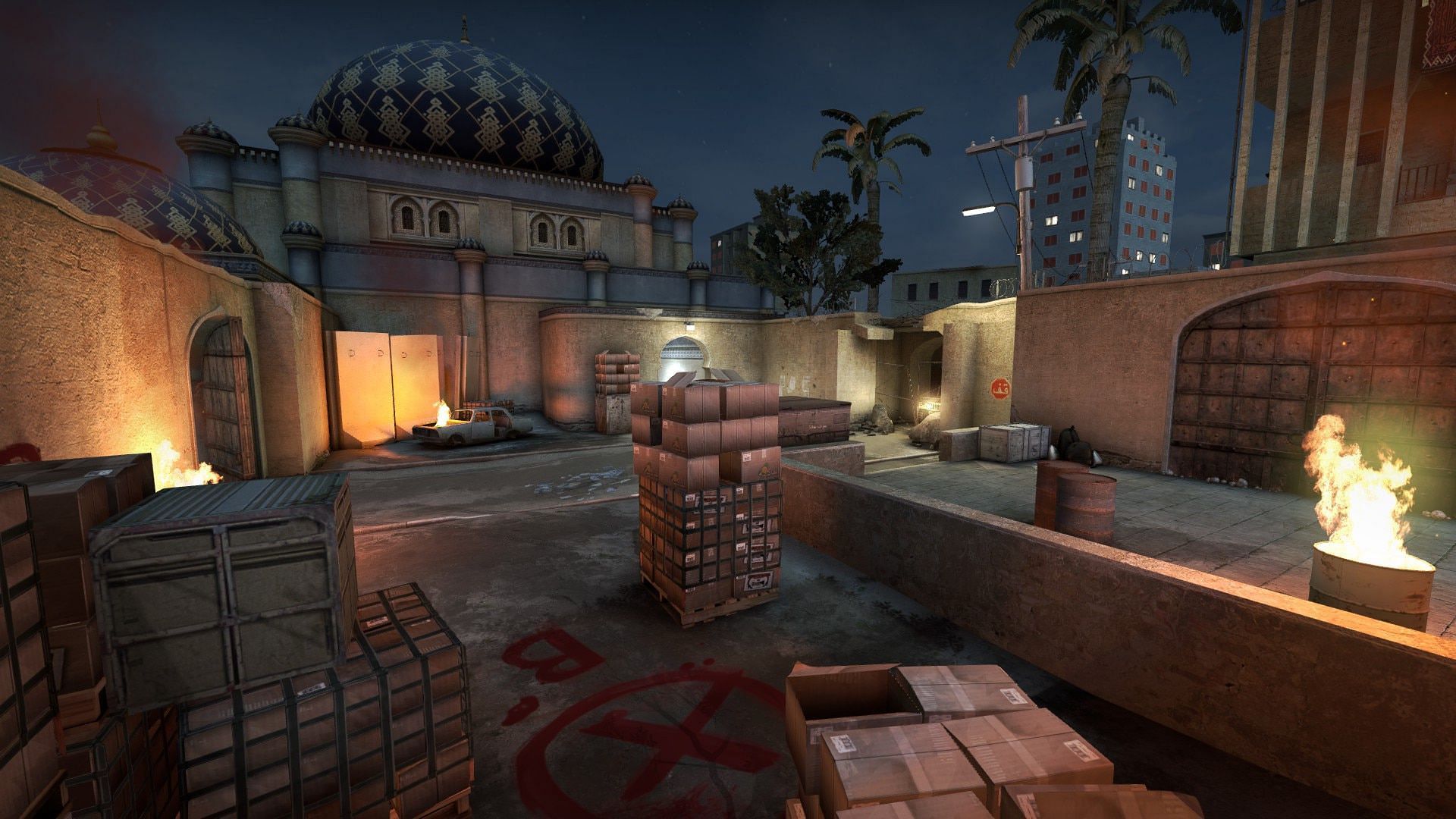 This article aims to provide a list of 7 night time CS2 map mods that you have to try out (Image via Valve)