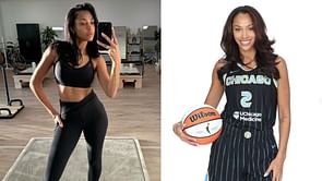 In Pictures: Kysre Gondrezick ramps up Pilates workout in the gym as she attempts to make WNBA return