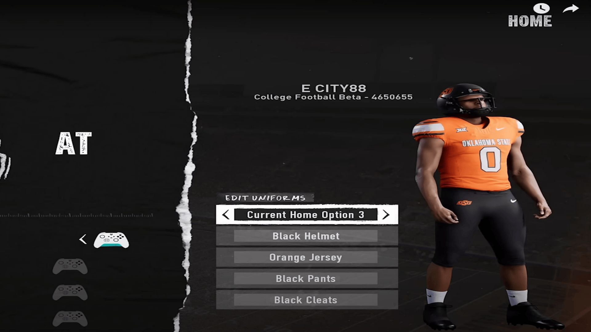 Oklahoma State Jersey, Screenshot via EricRayweather YouTube Channel