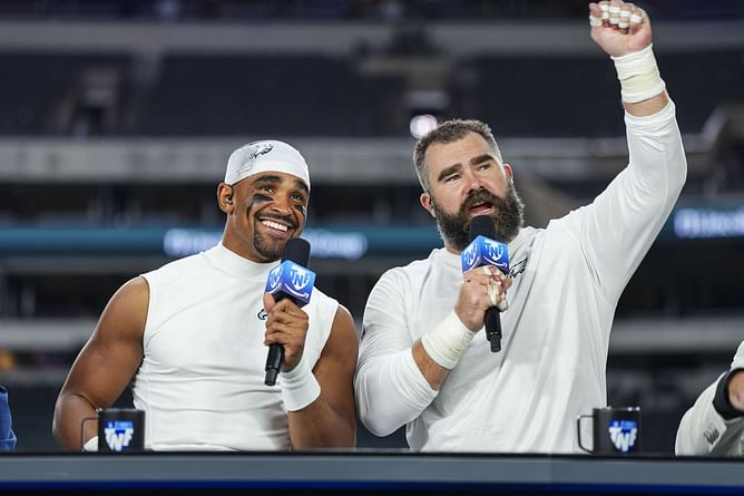Jalen Hurts prepares to take on major responsibility as Eagles QB steps out from Jason Kelce's shadow
