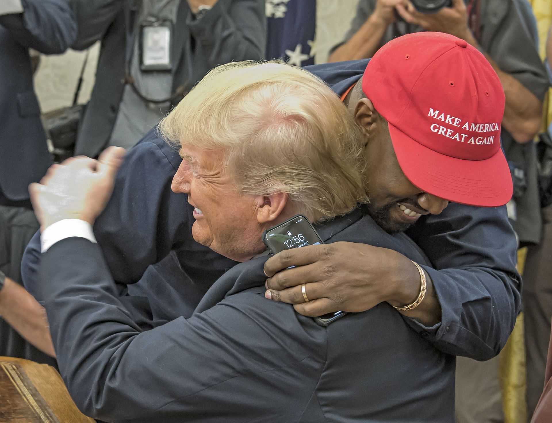 West &amp; Trump In The White House - Source: Getty