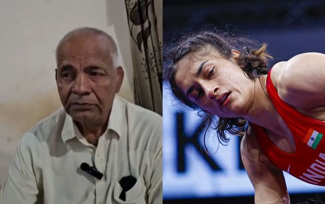 [Watch] Vinesh Phogat's uncle Mahavir breaks down in front of media after wrestler's disqualification from Paris Olympics 2024