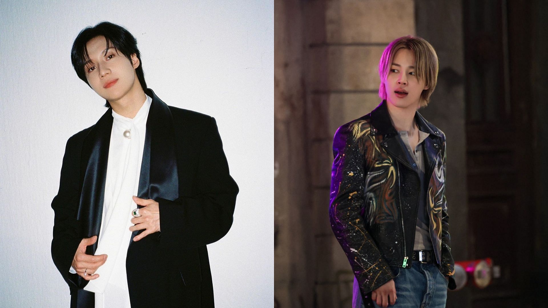 Jimin and Taemin in the middle of an internet controversy (Images via Instagram/xoalsox and weverse)