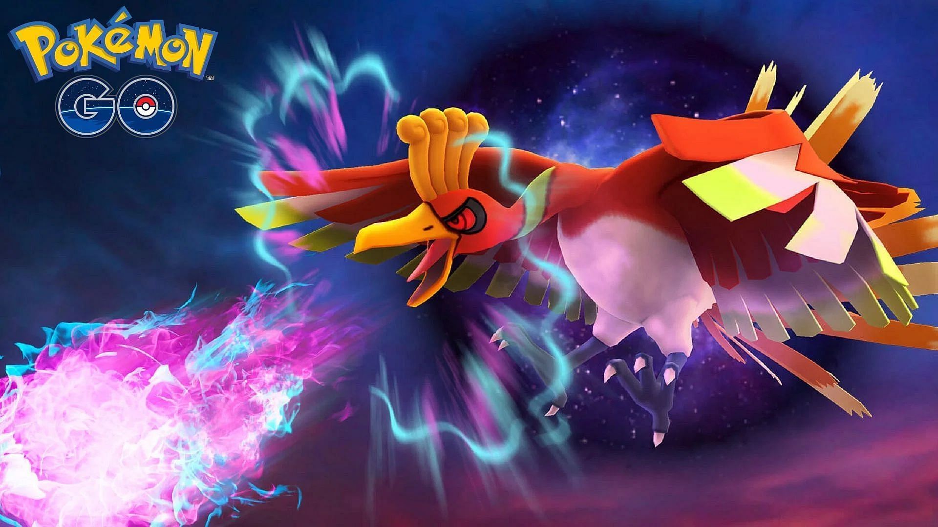 Shadow Ho-Oh can excel as a Fire and Flying-type raid attacker in Pokemon GO (Image via Niantic)